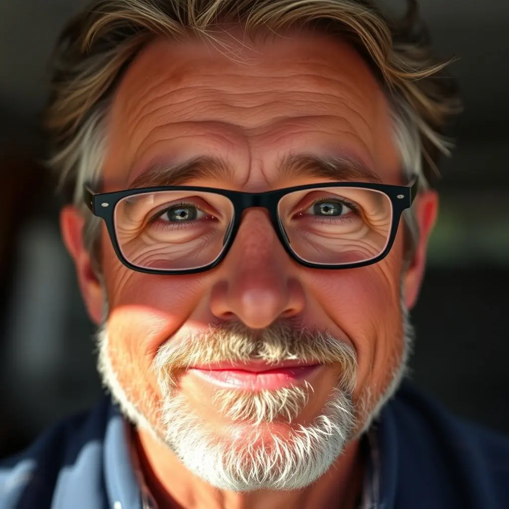 Hombre sonriente